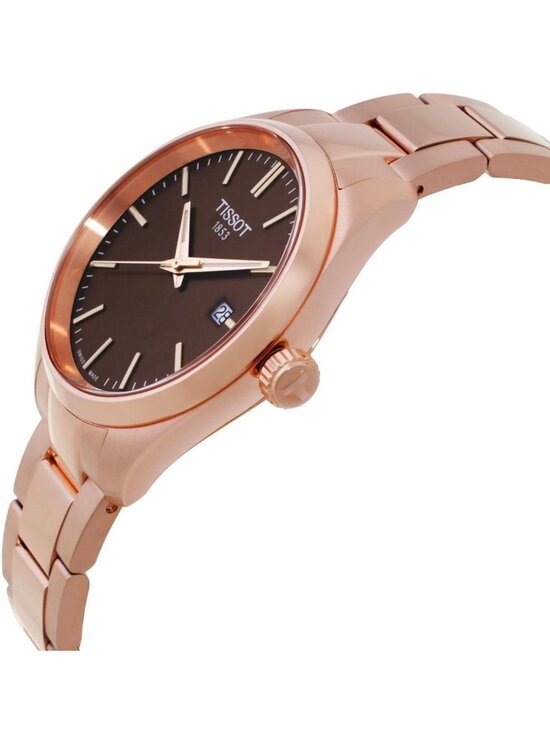 NWT Tissot PR 100 Quartz Brown Dial Ladies Watch